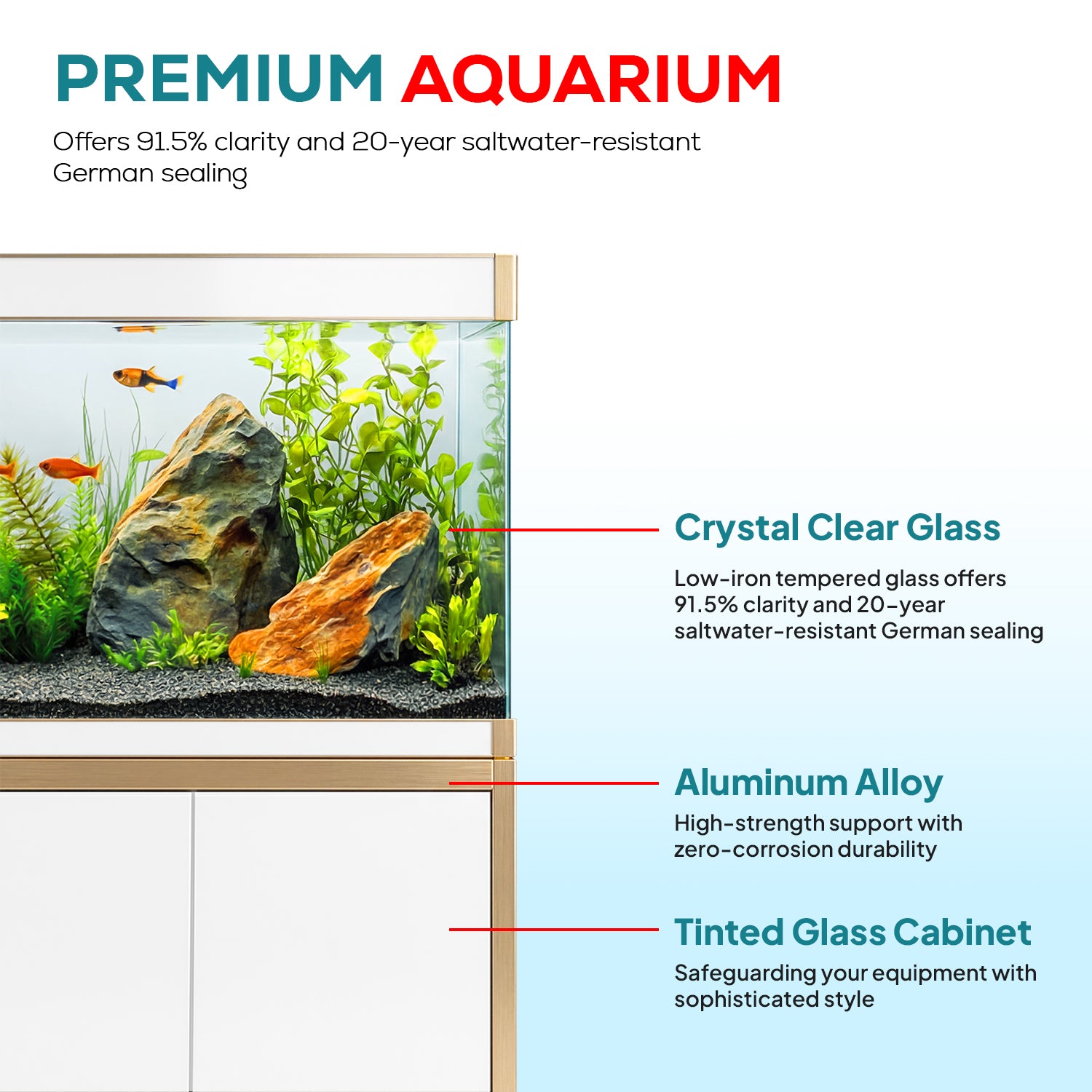 175 gallon aquarium with stand sump and LED