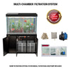 Aqua Dream 135 Gallon Tempered Glass Aquarium Black