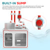 silver rimless aquarium