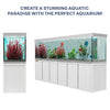 Aqua Dream 500 Gallon Tempered Glass Aquarium White Silver