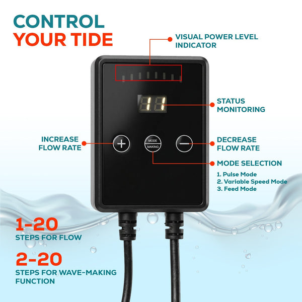 Aqua Dream 24V DC Eco Marine Aquarium Wave Water Pump 1060 GPH