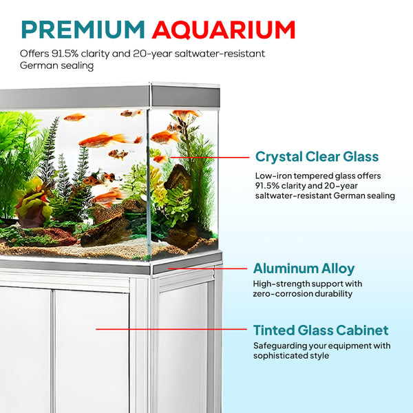 500 gallon aquarium with stand and sump