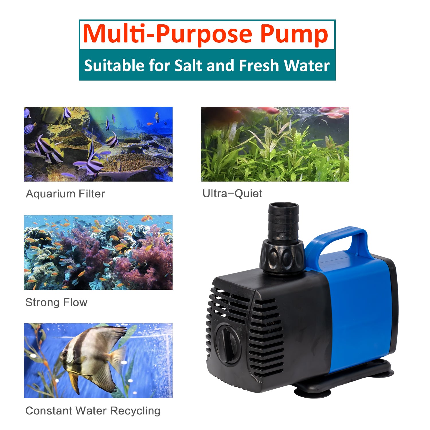 Aqua Dream 920 GPH Amphibious Water Pump