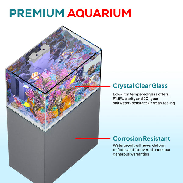 100 gallon aquarium with stand and sum