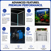 110 gallon aquarium with stand and sump