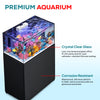 Aqua Dream premium coral reef aquarium glass and cabinet construction features