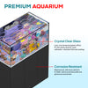 220 gallon aquarium with stand and sump