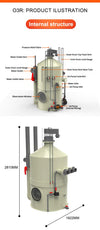 Aquadream Industrial Ozone Mixing System & Ozone Tower-High-Capacity Advanced Mass Transfer System