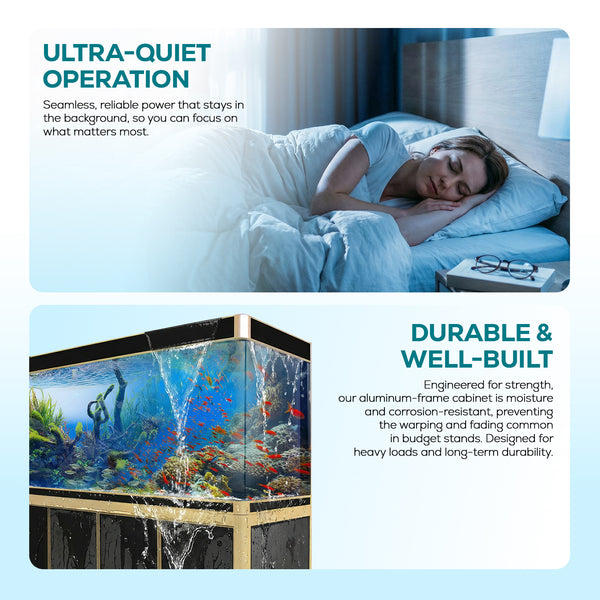 400 gallon aquarium with stand sump and LED