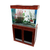 Aqua Dream 50 Gallon Tempered Glass Aquarium Redwood