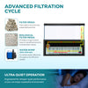 Aqua Dream 500 Gallon Tempered Glass Aquarium White Silver