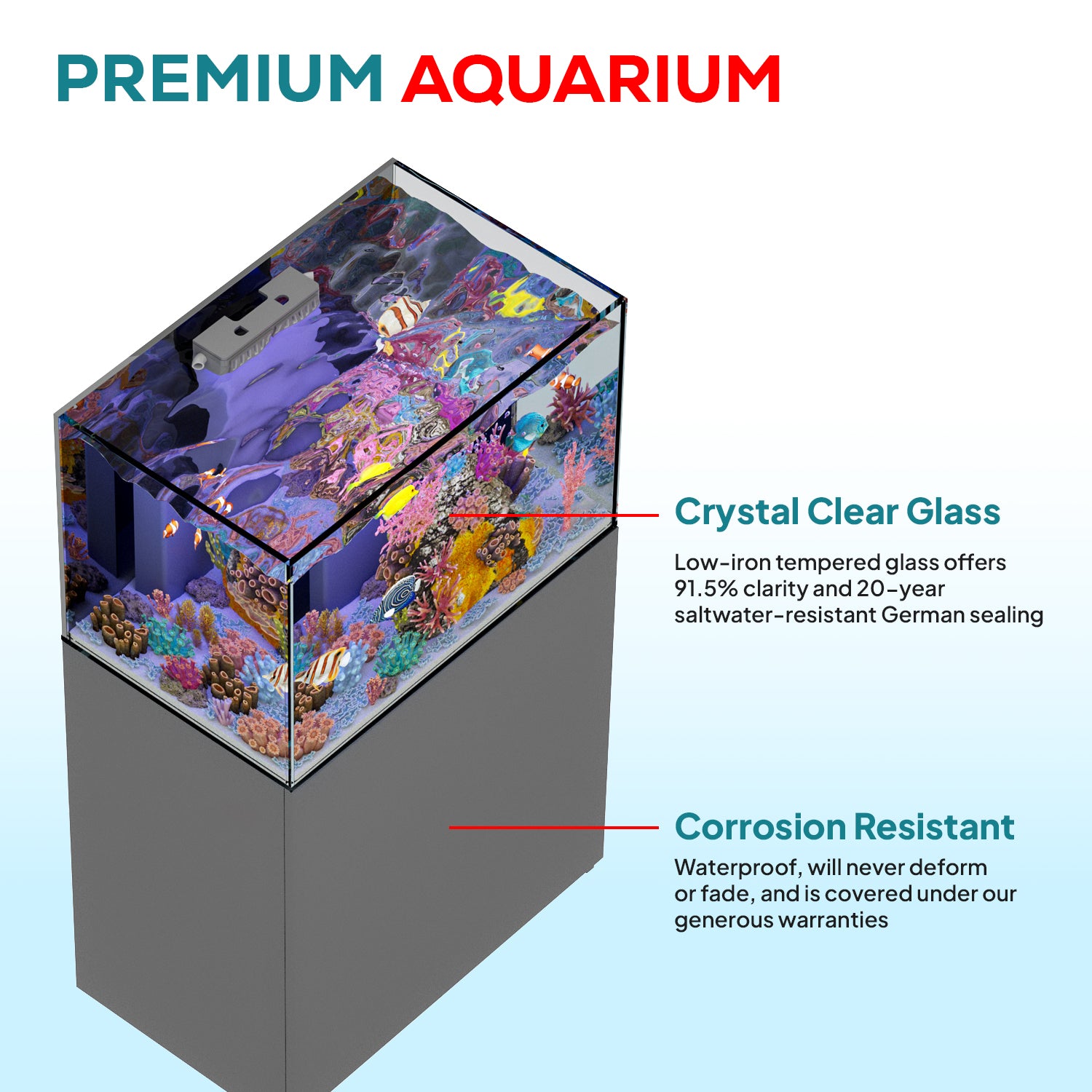 90 gallon reef aquarium