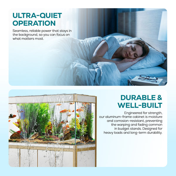250 gallon aquarium with stand sump and LED