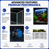 230 gallon aquarium with cabinet