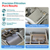 automatic self-cleaning pond filter