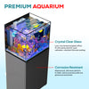 silver rimless aquarium