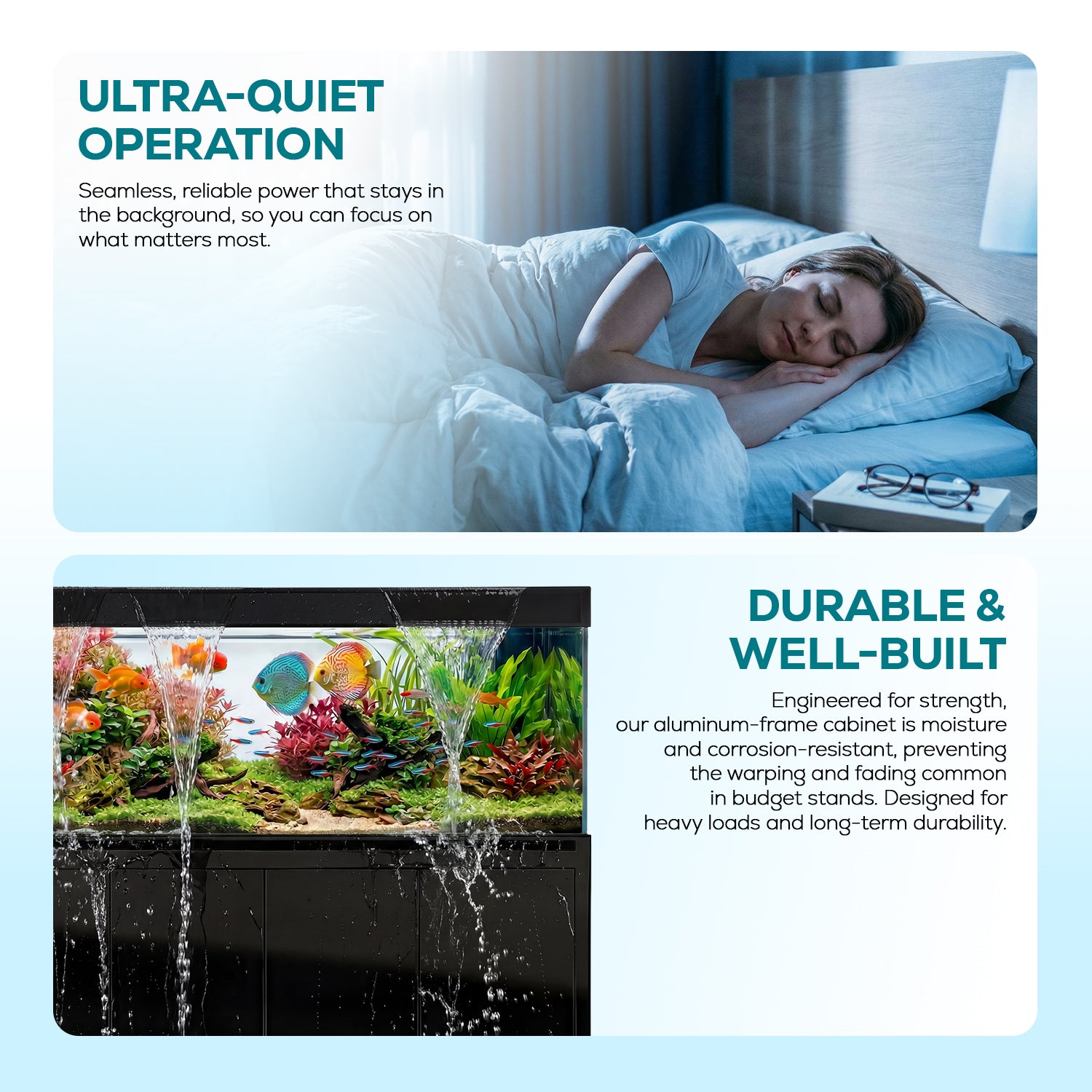 400 gallon aquarium with stand and sump