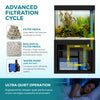 Aqua Dream 100 Gallon Fish Tank Aquarium Tempered Glass Black