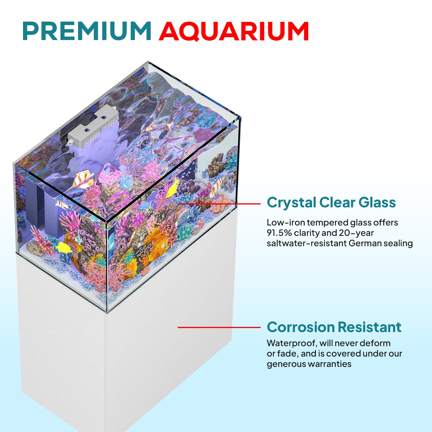 100 gallon aquarium with stand and sump