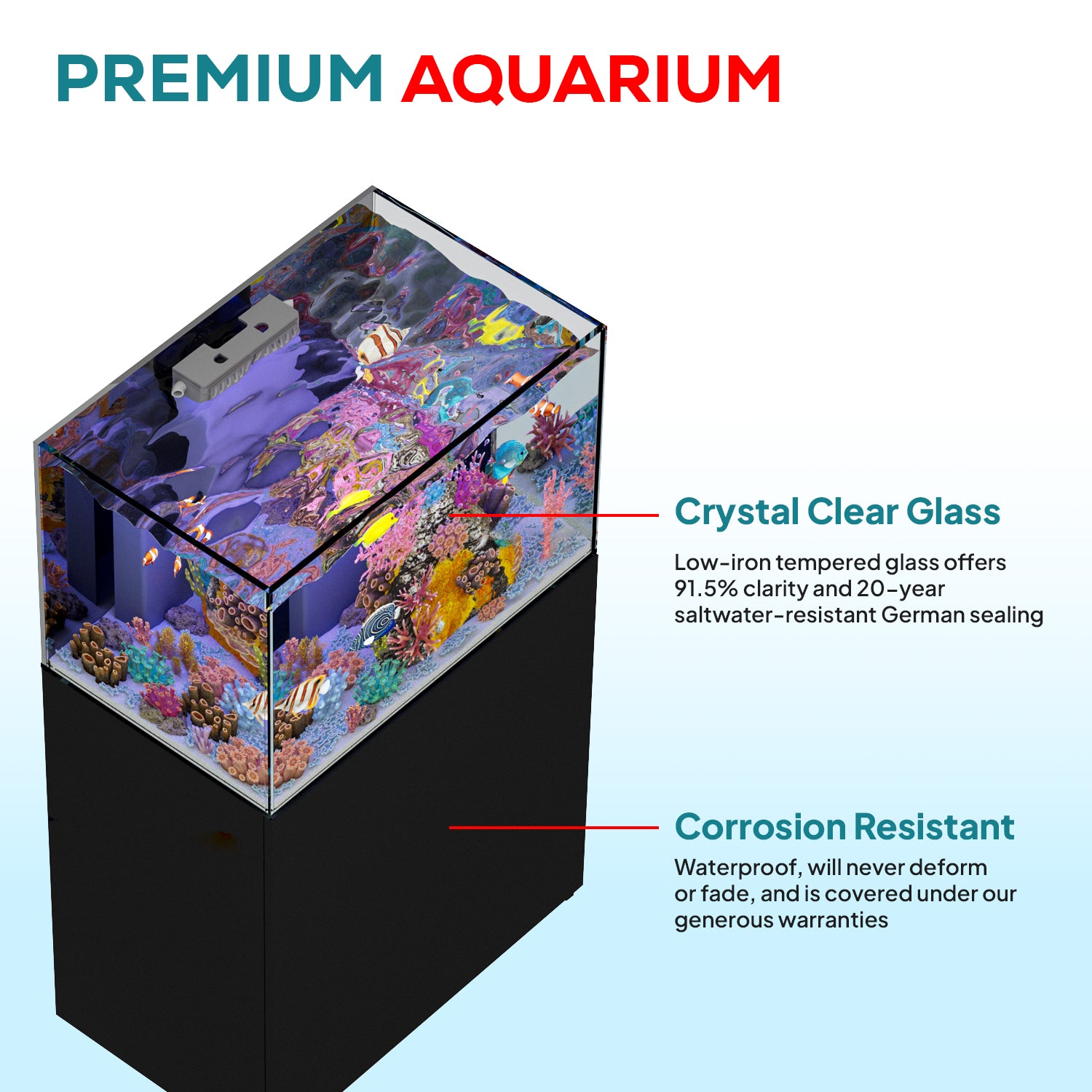 90 gallon reef aquarium complete set