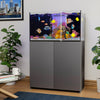 100 gallon aquarium with stand and sum