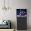 Coral Reef Aquarium 90 Gallon Ultra Clear Glass Tank & Built in Sump All Black