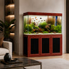 Aqua Dream 200 Gallon Tempered Glass Aquarium Redwood
