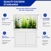 110 gallon aquarium with stand and sump