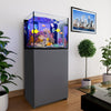silver rimless aquarium