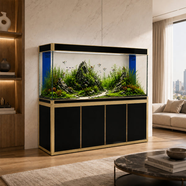 260 Gallon Aquarium | Luxury Large Glass Fish Tank with Stand