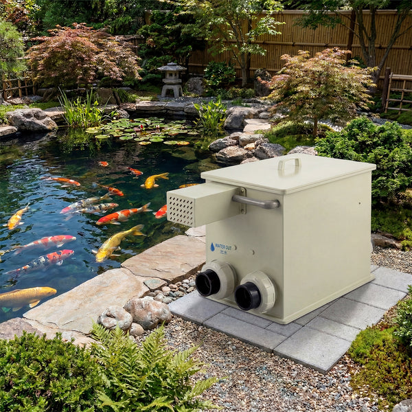 large koi pond drum filter 30 ton