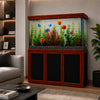 Aqua Dream 135 Gallon Tempered Glass Aquarium Redwood