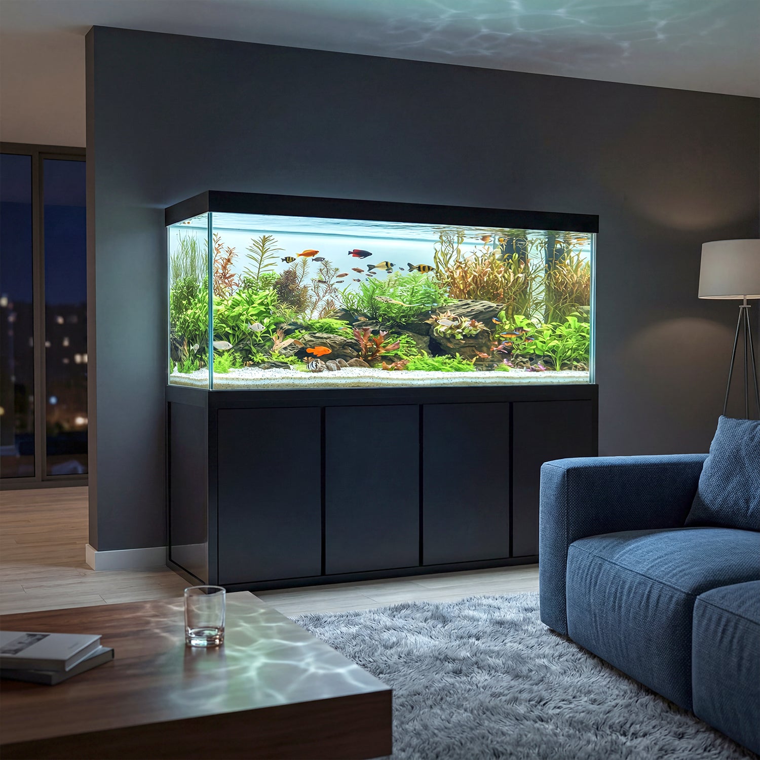 Aqua Dream 260 Gallon Aquarium Black Premium