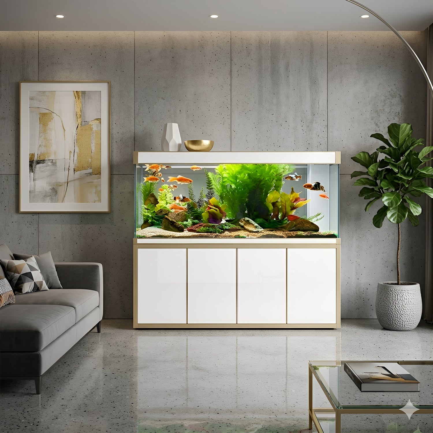 220 gallon aquarium with stand sump and LED