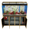 Aqua Dream 250 Gallon Tempered Glass Aquarium Black and Gold