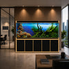 Aqua Dream 400 Gallon Tempered Glass Aquarium Black and Gold  - Updated