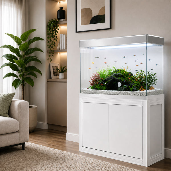 110 Gallon Aquarium with Stand | Premium Glass Fish Tank