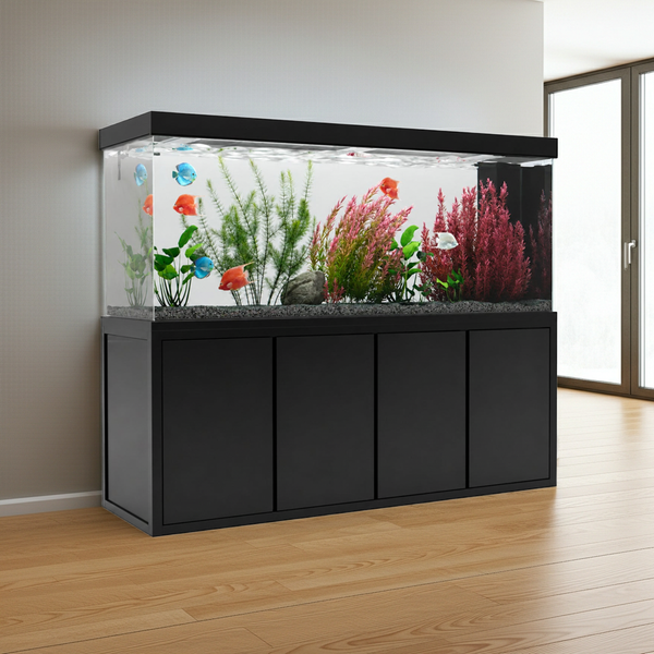 Aqua Dream 230 Gallon Tempered Glass Aquarium Black Premium