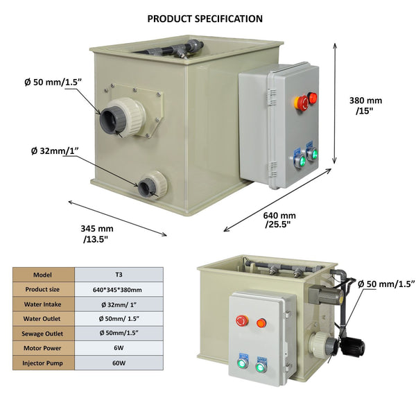Koi Pond Drum Filtration System 5 Tons 1300 GPH