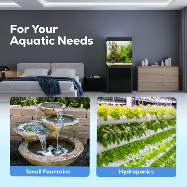 Aqua Dream 530 GPH Adjustable Water Pump Fountain Pond