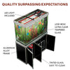 Aqua Dream 145 Gallon Tempered Glass Aquarium Silver Edition