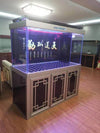 Silver Edition 165 Gallon Glass Fish Tank with Upgraded Filtration Sump