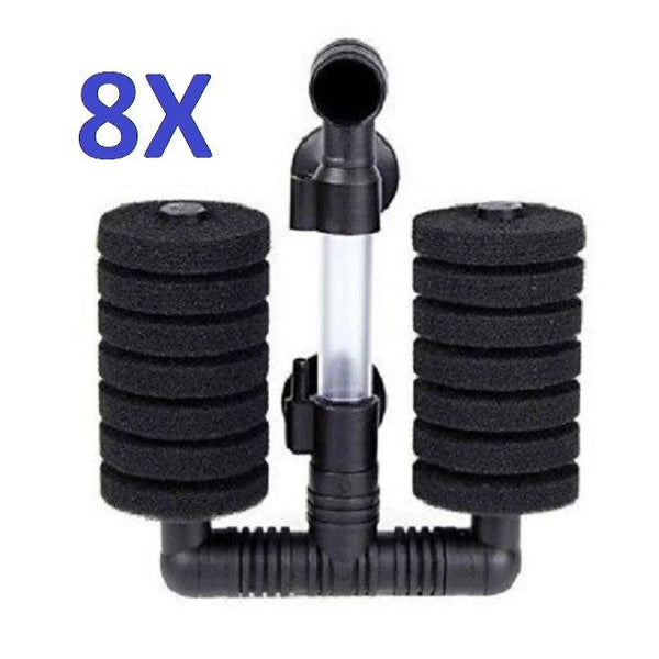 fish tank parts and accessories Small Aquarium Bio-Sponge Filters: Top 8 Double Head Options