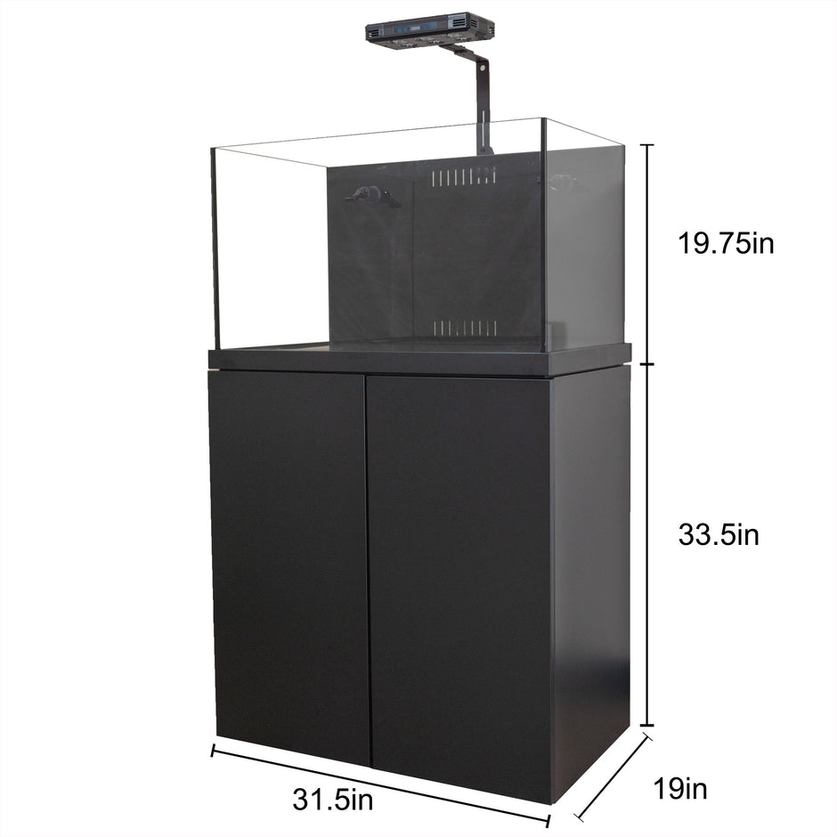 Aqua Dream Coral Reef Aquarium Tempered Glass Fish Tank 90 Gallon Comp