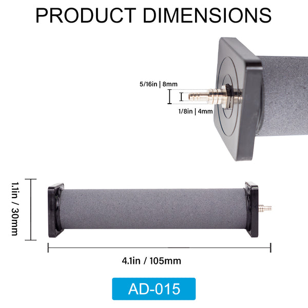 Air Stone 4.1 Inch Column Diffuser for Fish Tank Aquarium Air Pump