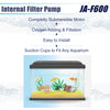 Aqua Dream’s 210 GPH Aquarium Pump with 3-in-1 Functionality: Circulation, Filtration and Aeration