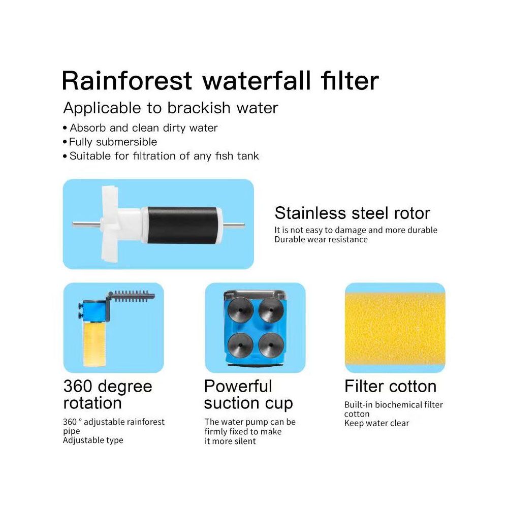 Rainforest Waterfall Filter
