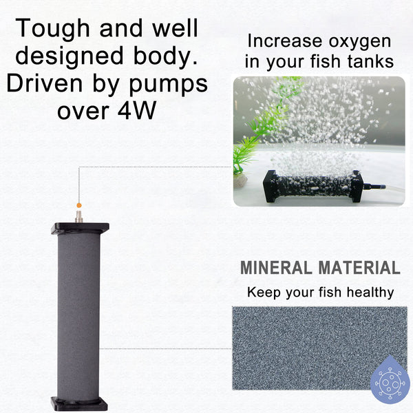 Column Diffuser Air Stone 3.1 Inch Column Diffuser for Fish Tank Aquarium Air Pump