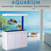 Aqua Dream 175 Gallon Tempered Glass Aquarium White Oak