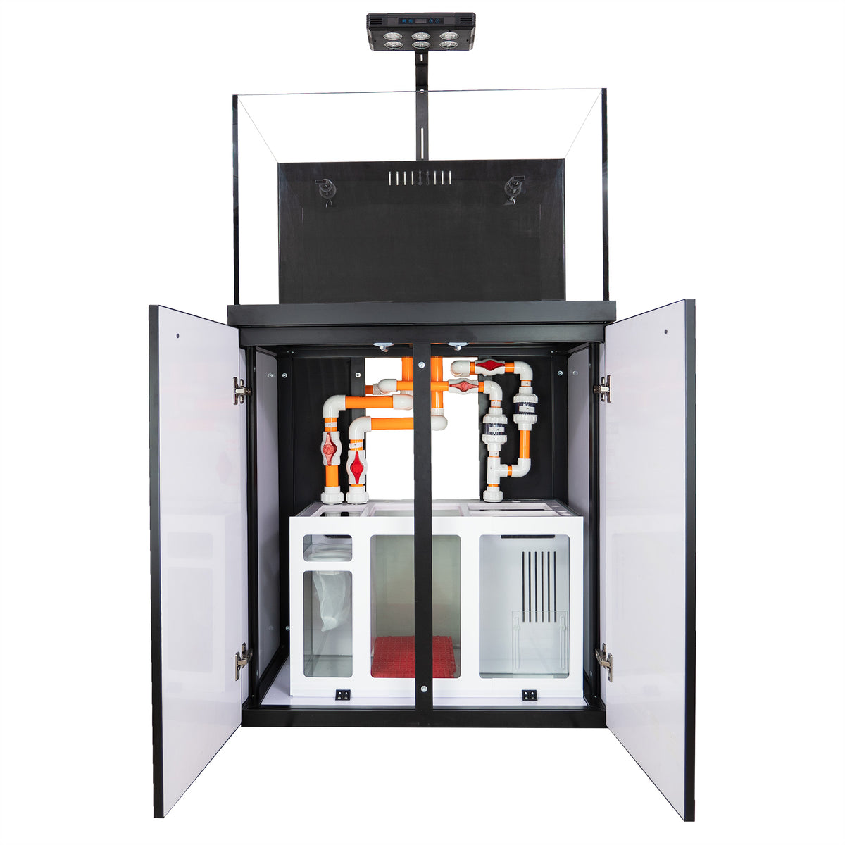 Aqua Dream Coral Reef Aquarium Tempered Glass Fish Tank 90 Gallon Comp